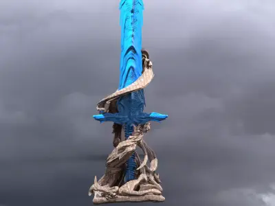 Excalibur Stand 3 3D model