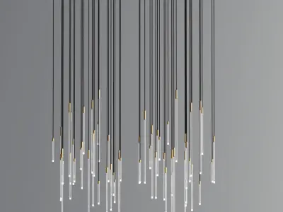Modern Ceiling Suspension Hanging Pendant 3D model