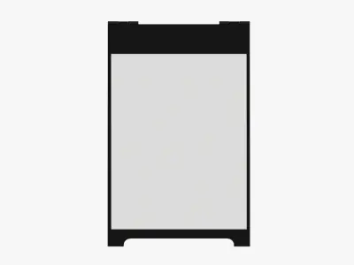 Advertising stand street mockup 02 3D model