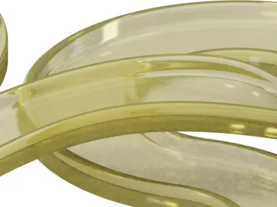 Transparent Premium Automotive Track 3D model