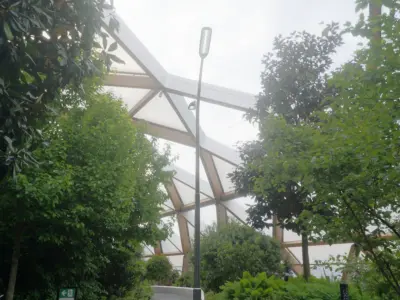 Street Light 11 version 10 6m with pole 4 Low-poly 3D model