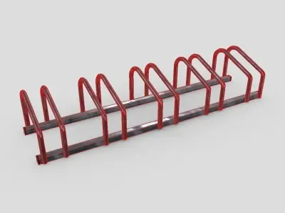 Bicycle Stand 3 Low-poly 3D model