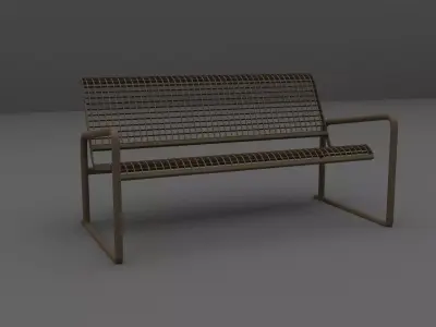 Bench chair 3D model