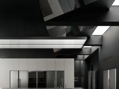 apartment interior scenes   3D model 2
