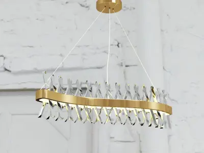 Designer chandelier RECINTO by Romatti B 3D model