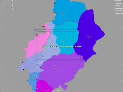 Kirikkale  Central Anatolia Region  Turkey map region geography 3D model