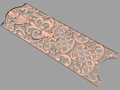 Artcam Aspire 3D relief models STL Files used for CNC E636 3D model