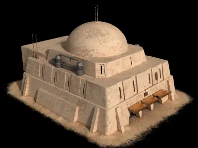 Mos Eisley Buildings 3D model