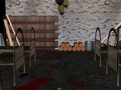 Horror game kit 3D model