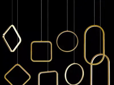Lampatron String pendant lamp 3D model