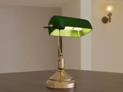 Table Lamp Bakelite 3D model