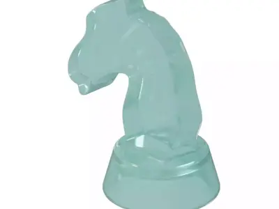 TRANSPARENT CHESS GAME PIECES PACK