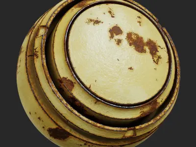 Painted Metal Substance Smart Materials - Vol 1 Texture