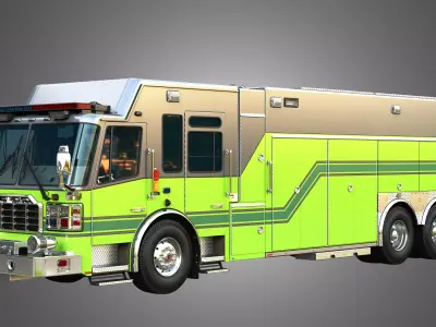 Ferrara Fire Apparatus - Heavy Rescue 3D model