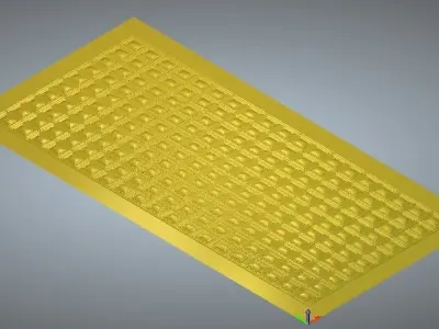 3d wall panel for cladding 3D print model