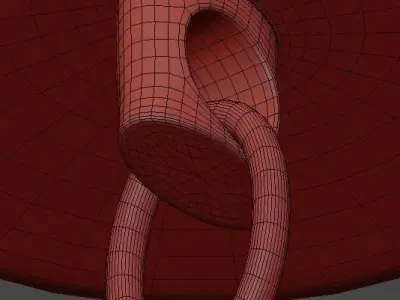 Milan Collection 3 Light Vintage Gold  3D model