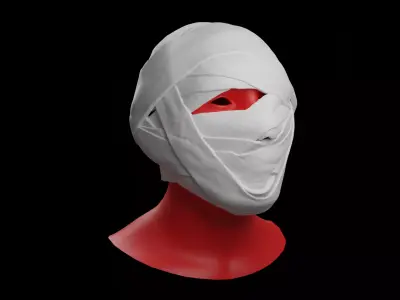 Bandage Wrap Around a head 3D print model
