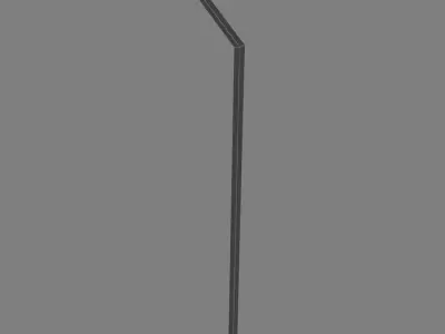 Street Furniture - Outdoor Lighting - Street Lamp I Low-poly 3D model