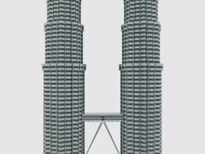 Petronas Twin Tower  3D model