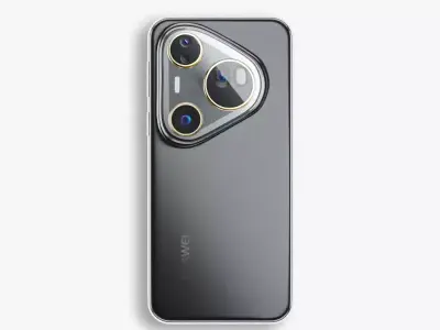 Huawei Pura 80 Blender 3D Model with Lighting Setup 3D model