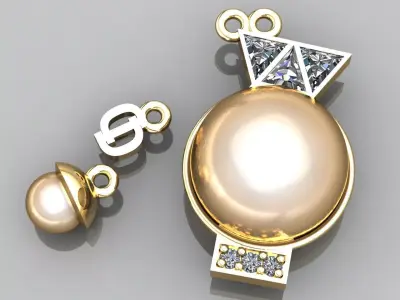 Aquarius pendant 3D print model