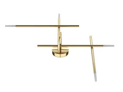 Golden Wall Lamp 3D model buy