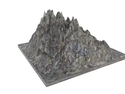 Mountain Low-poly 3D model