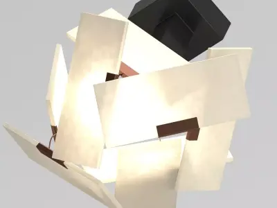 Boule ceiling lamp 3D model