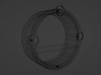 Window Bird Feeder House 3D print model