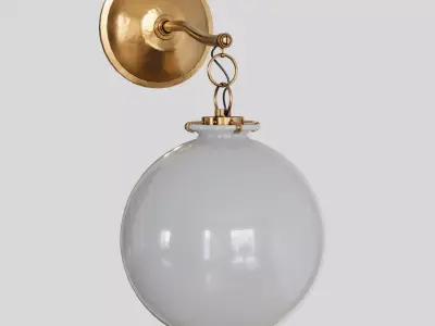 Wall Lamp Antique Globe Sconce 3D model