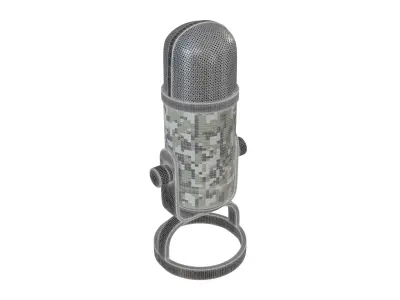 Microphone 3D model