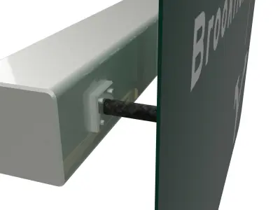 Highway Sign Place Signs Exit Drive Free 3D model