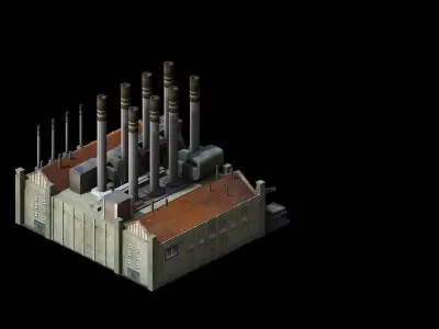 Heterogeneous - Building 10 3D model