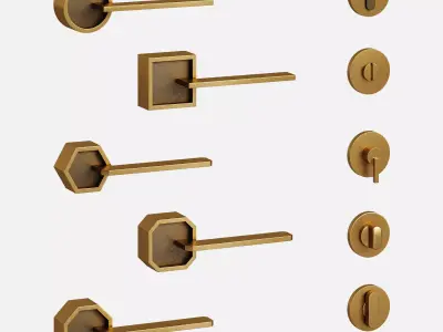 door handle 001 3D model