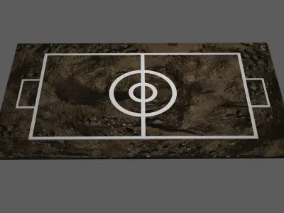 Pokemon stadium - ground stadium Low-poly 3D model