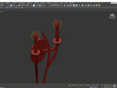 Covent Park Wall Sconce Low-poly 3D model