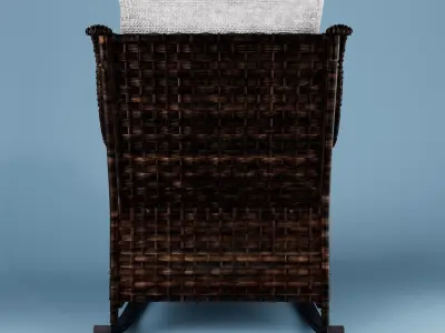 PATIO  CHAIR Low-poly 3D model