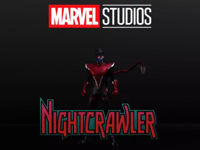 Nightcrawler Low-poly 3D model