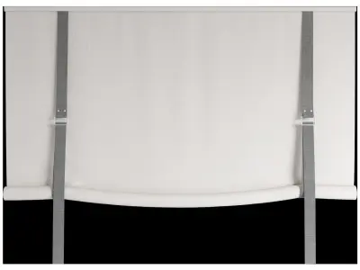 Roman Curtains 198  Roll-up Curtain  Roller Blind with strap 3D model