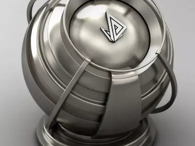 VRAY SHADER---METAL---Titanium Texture