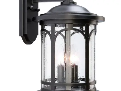 uoizel Marblehead 3 Light 14 in Mystic Black  3D model