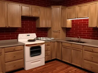 Kitchen Cabinets 3D model