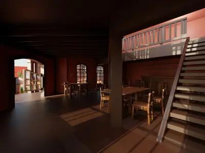 Low Poly Wild West 3D Model Pack Low-poly 3D model