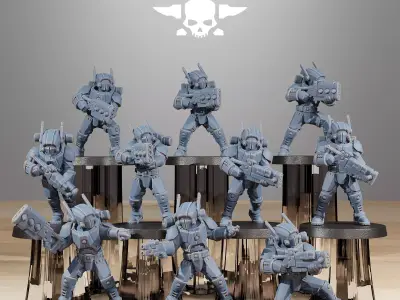 Tarion Clone Infantry 3D print model