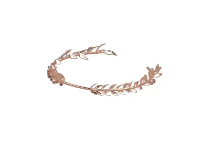 Laurel Wreath Head v1 011 Low-poly 3D model