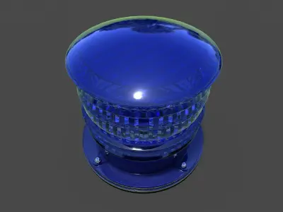 Threshold Lamp 02 Low-Poly Low-poly 3D model