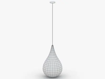 1505 - Hanging Lamp Low-poly 3D model
