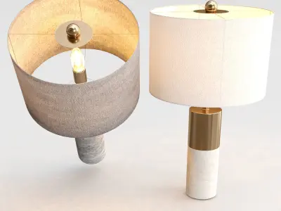 Mid century lamp 3D model