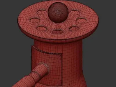 Mid-Century Coloured 3D model