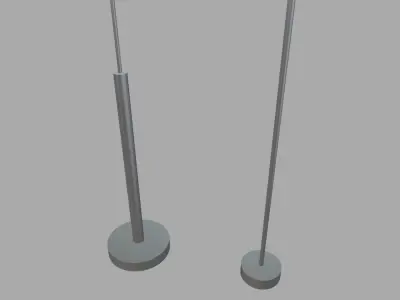 Street Lights 07 08 09 010 Low-poly 3D model